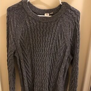 GAP Women’s Over sized Gray Crewneck Sweater